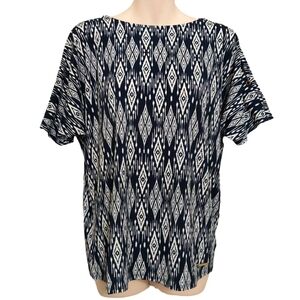 Jones New York Signature Cold Shoulder Top Sz S